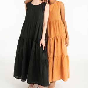 Tribe Alive - Tiered Maxi Dress - Terra - M